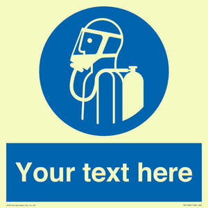 Custom use self contained breathing appliance